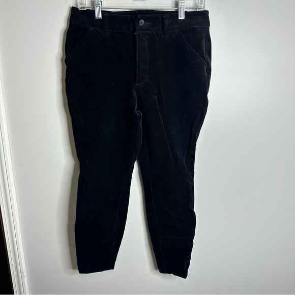 Women’s Duluth Trading Size 10R Black‎ Corduroy Straight Leg Pants - Picture 1 of 5